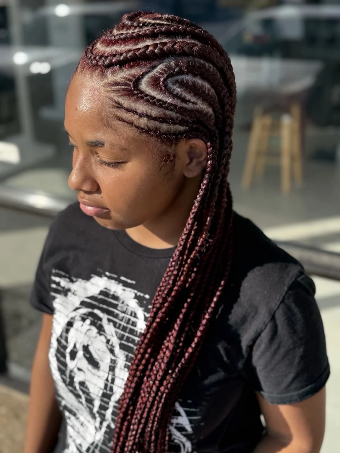 Cornrows for Irving clients at Pejah Braiding