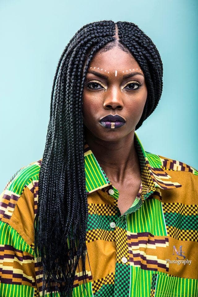Center-Part Braids — The Art of Pejah